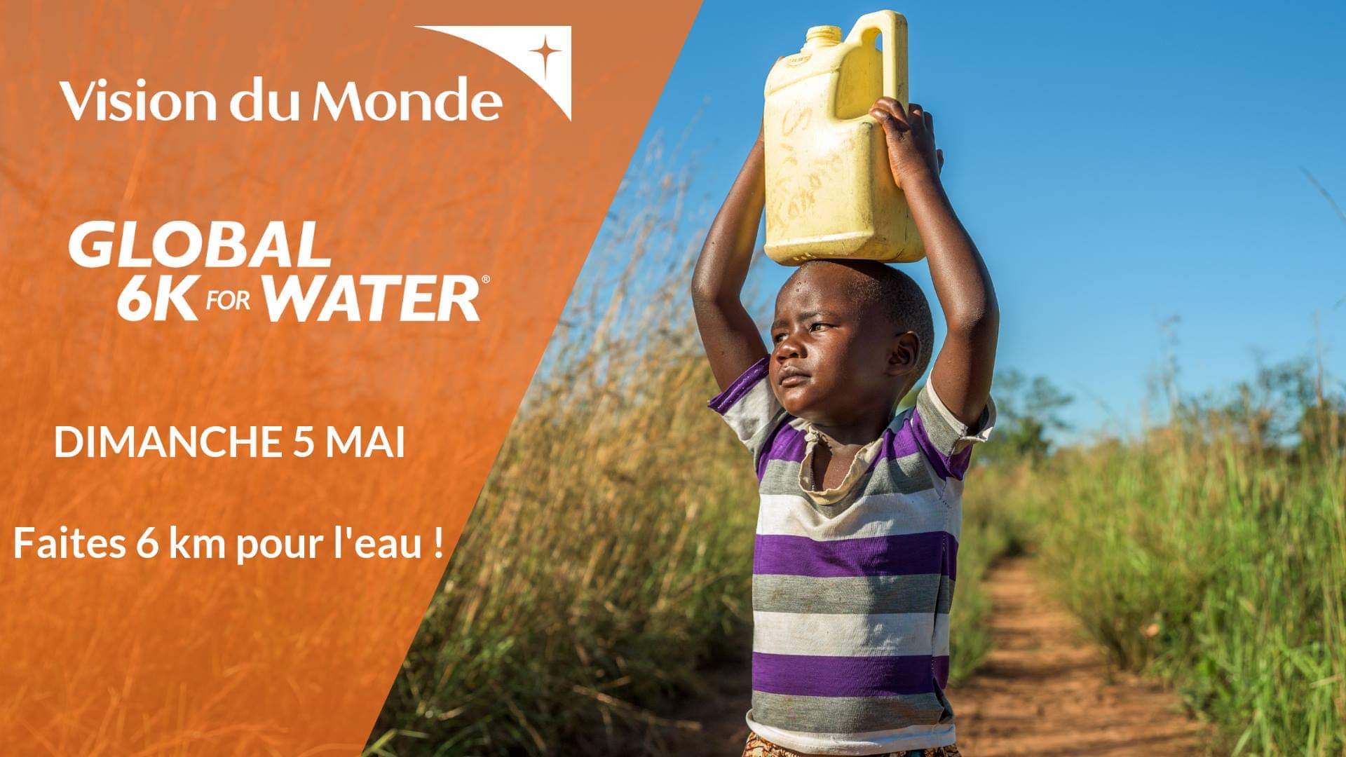 Animation pour notre course solidaire, la Global 6K for Water