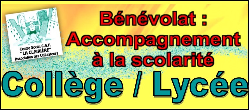 Accompagnement à la Scolarité Niveau Collège et Lycée