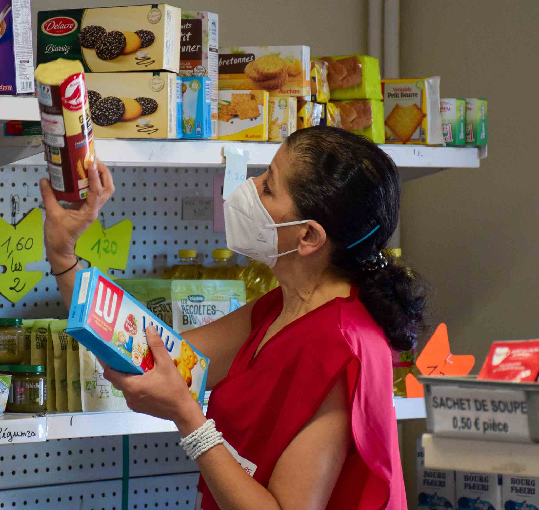 DISTRIBUTION EN EPICERIE SOCIALE