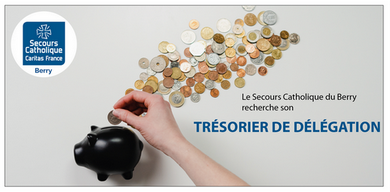 Trésorier de délégation du Secours Catholique du Berry