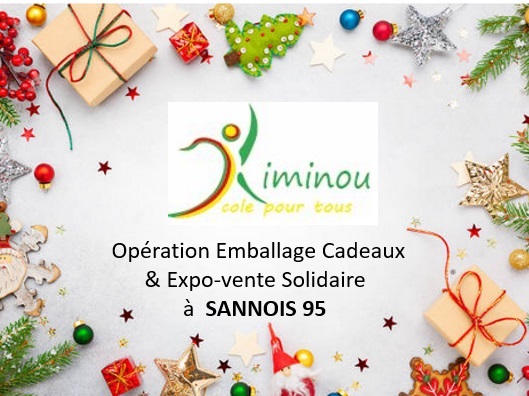 Opération Emballage cadeaux et Expo-Vente Caritative dpt 95