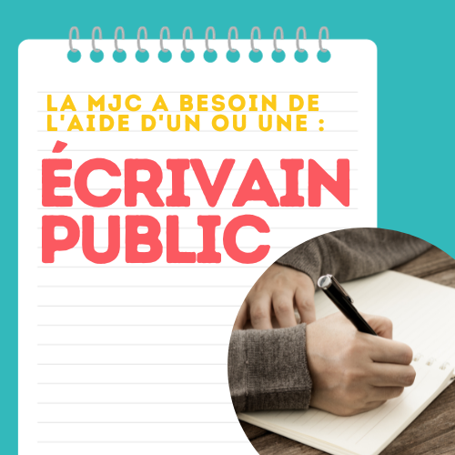 Je deviens écrivain public