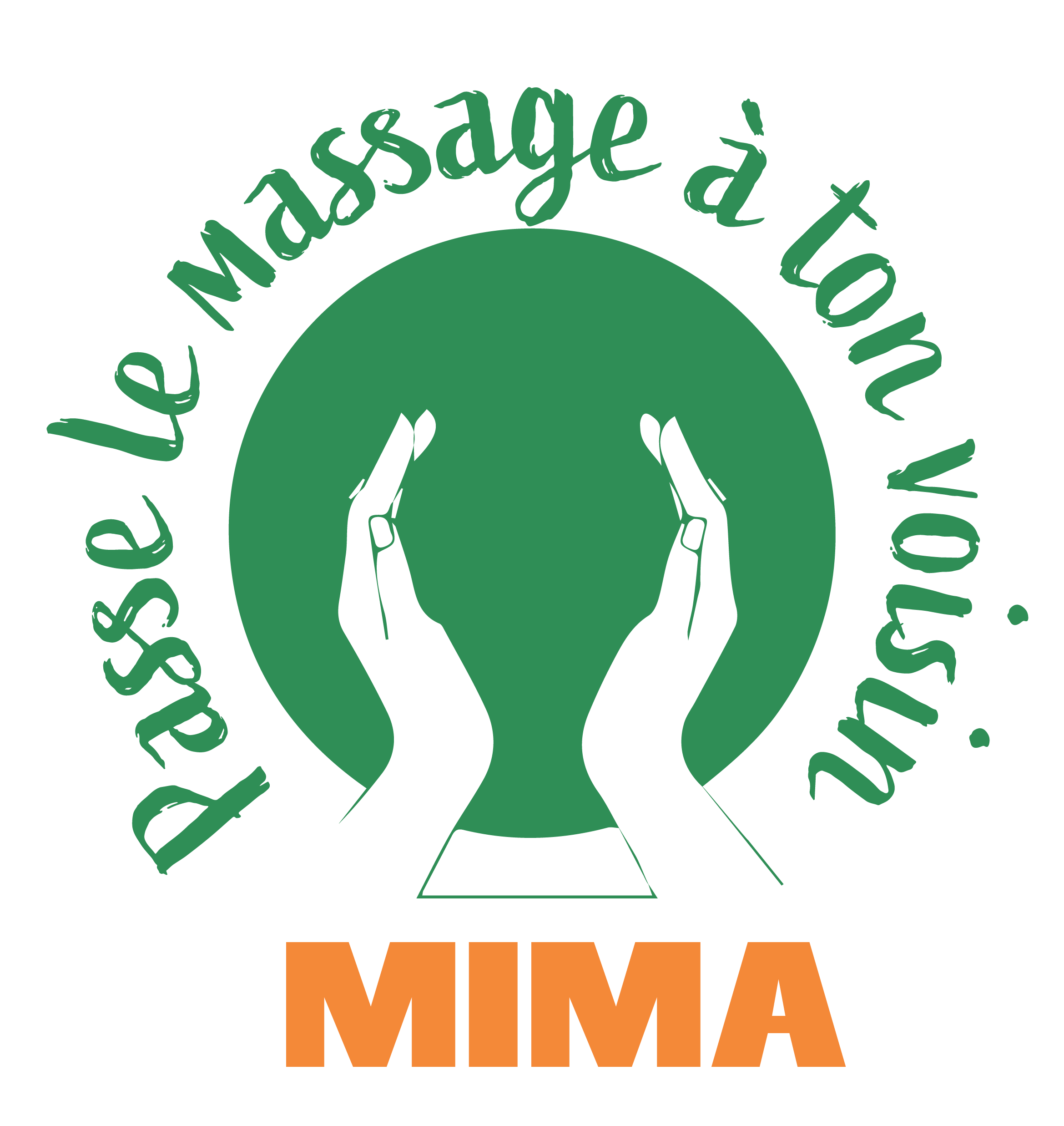 Association M.I.M.A, relation d'aide par le toucher  : Recherche graphiste pour redéfinir le logo et définir la charte graphique