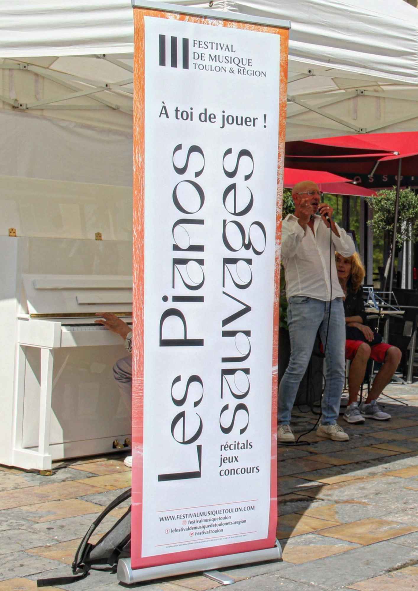 Animation de pianos dans la ville de Toulon, La Garde, Cuers, La Seyne