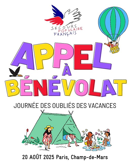 Bénévole pour la ''Journée des Oubliés des Vacances - Paris et Ile de france''